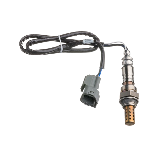 Genuine reconditioned Suzuki Liana oxygen sensor with part number 18213-63J12, shown from the front