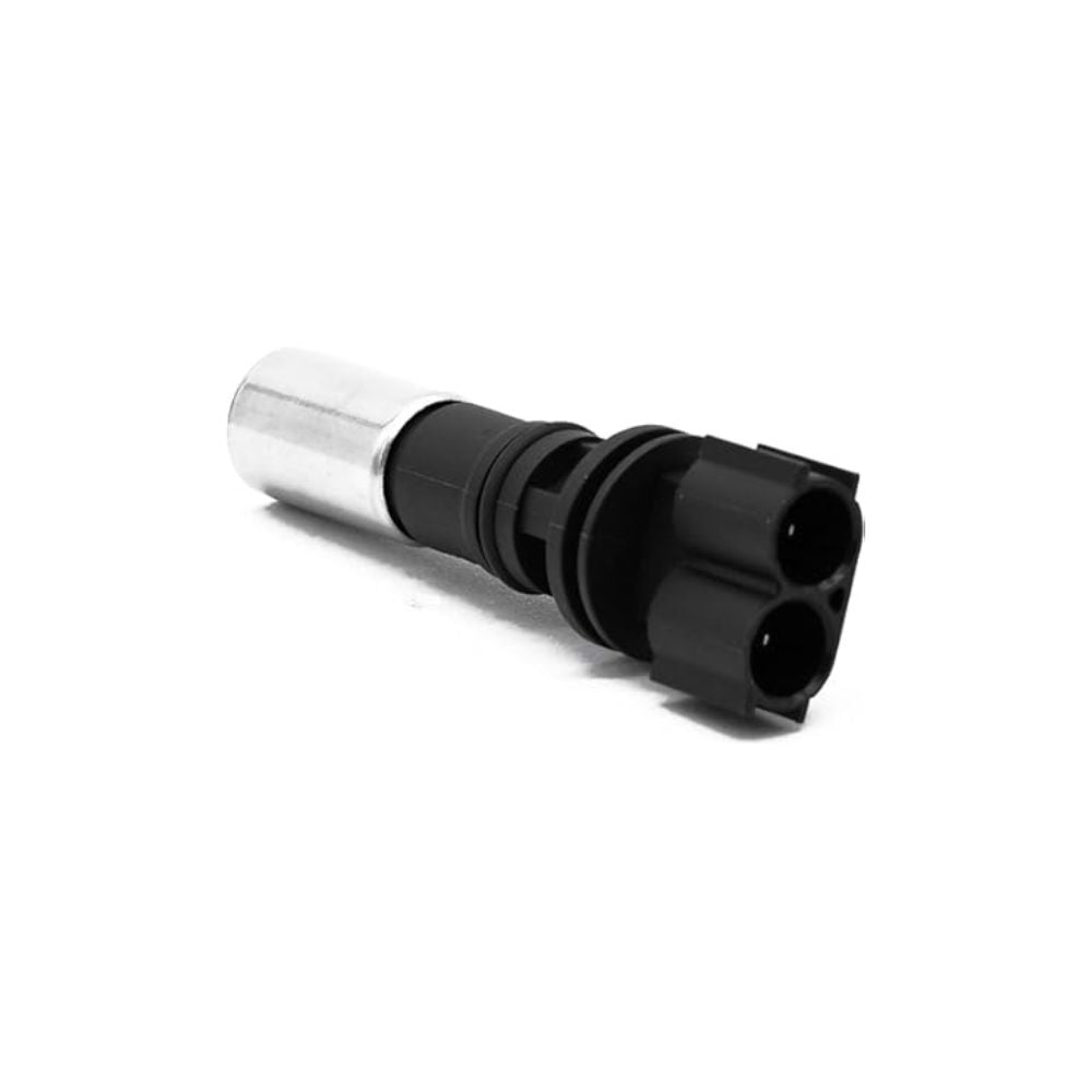 Closeup of Toyota Aqua crank position sensor tip and wiring connector, part 90919-05087