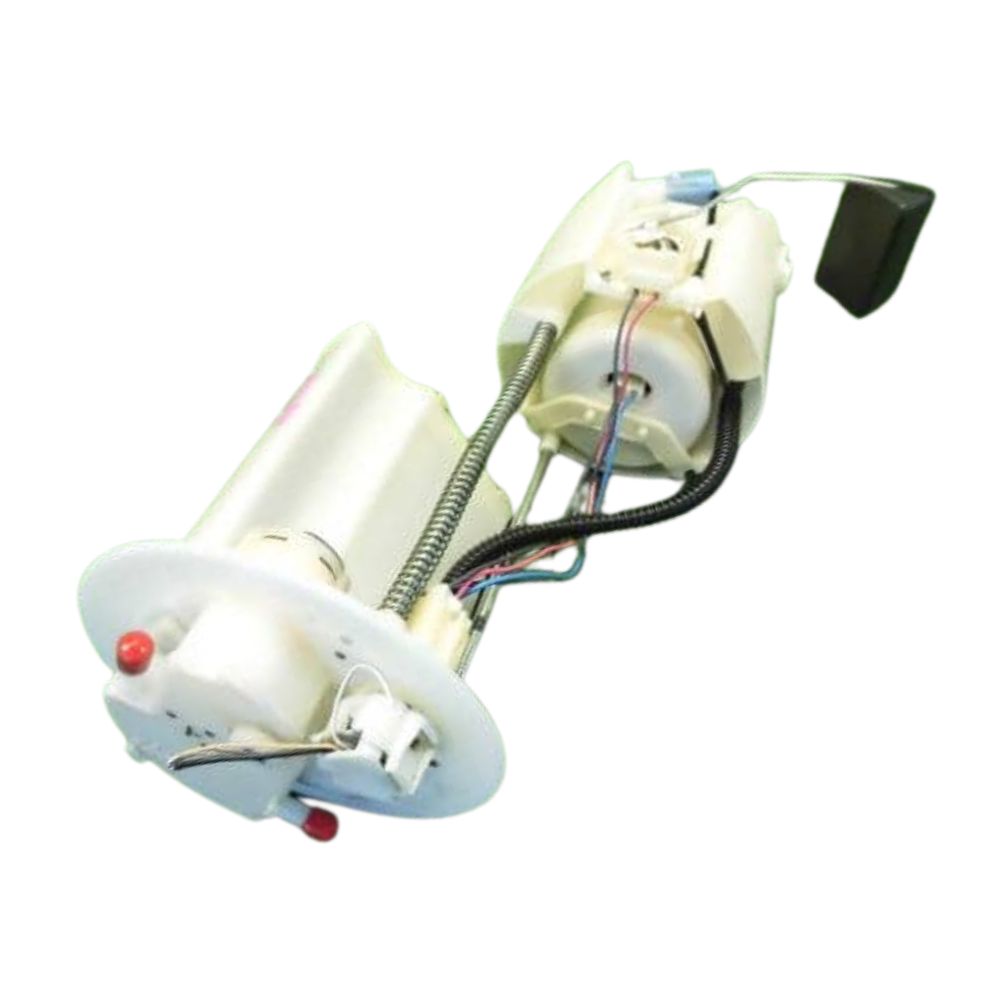 Closeup of Toyota Aqua fuel suction pump wiring connector and gauge sender, part 77020-52440