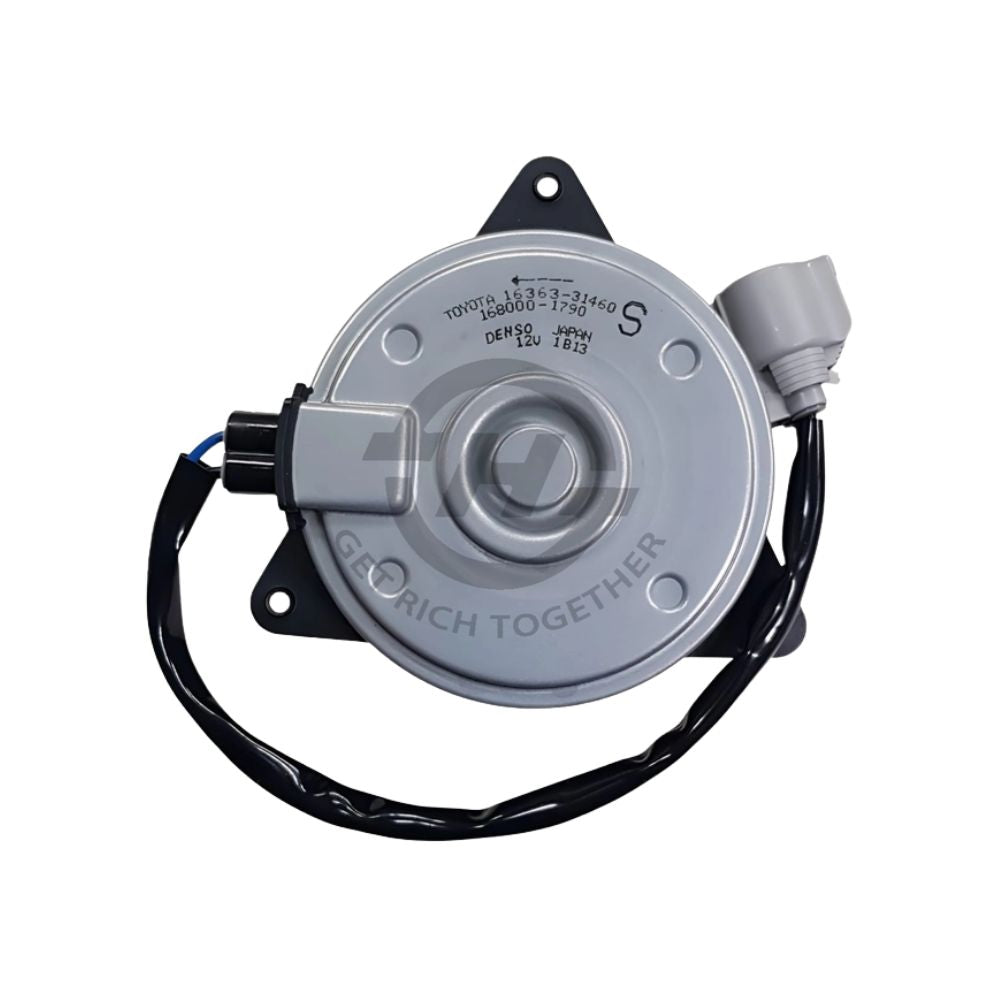 Toyota Aqua NHP10 genuine reconditioned cooling fan motor 16363-21060 full view
