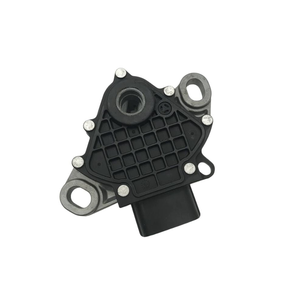 Closeup of Toyota Aqua shift lever position sensor wiring connector and mounting points, part 89451-52040