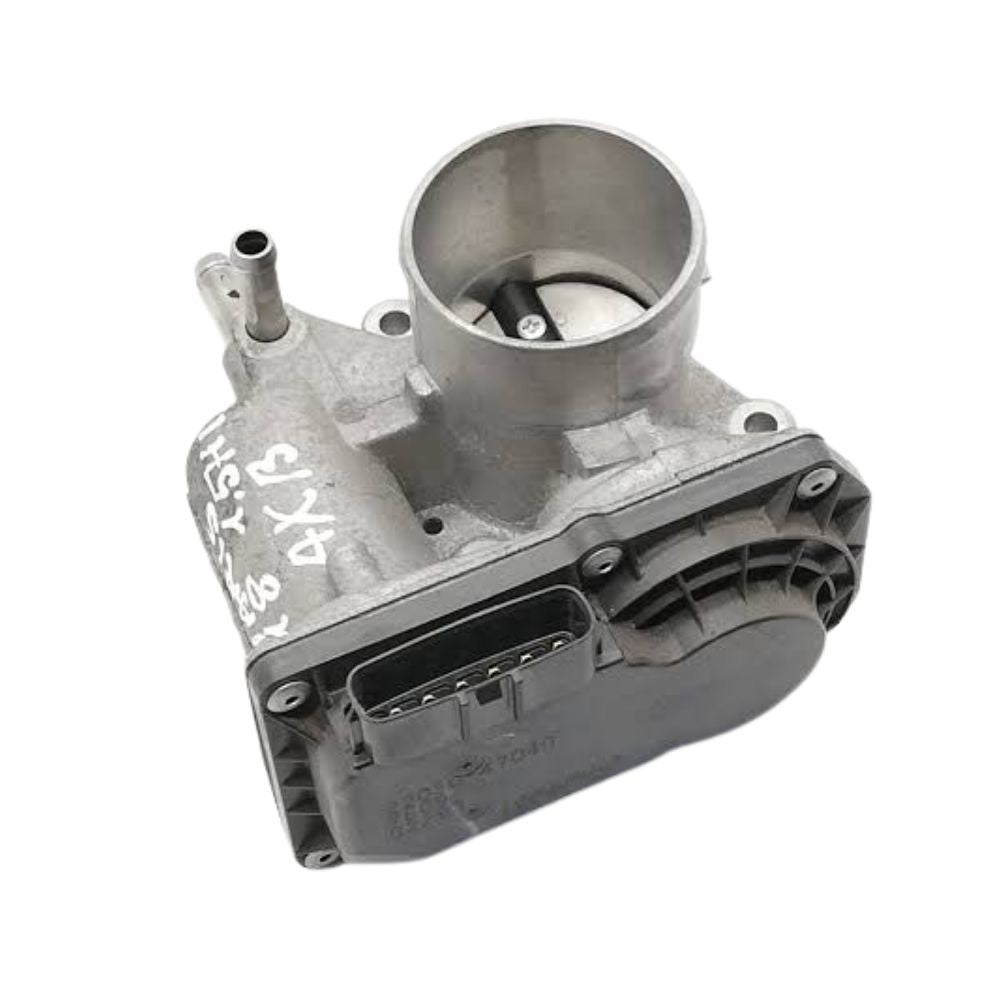 Closeup of Toyota Aqua throttle body motor and connector, part 22030-47040