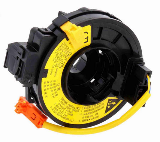 Toyota corolla nze 121 airbag ribbon top view with connectors